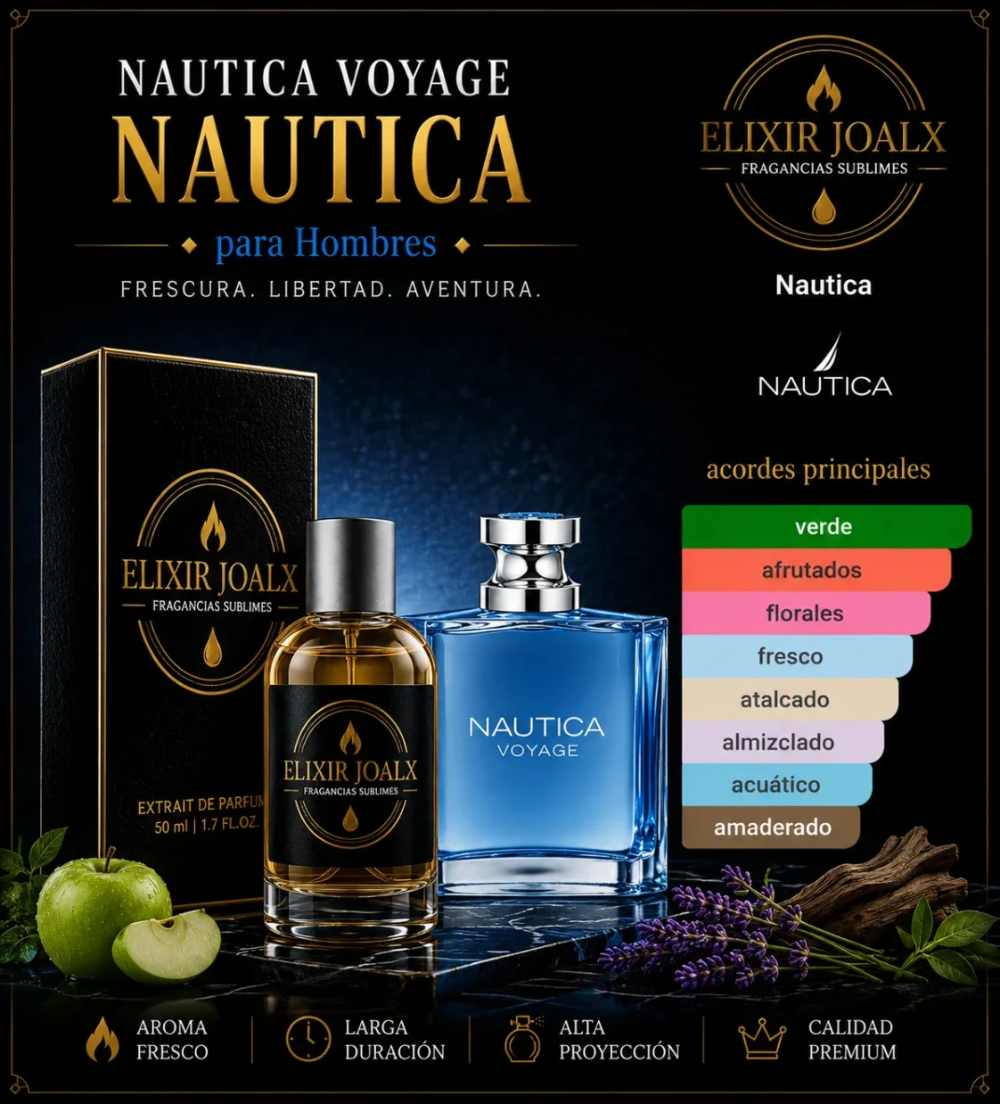Elixir Joalx nauti– inspirado en Voyage Nautica