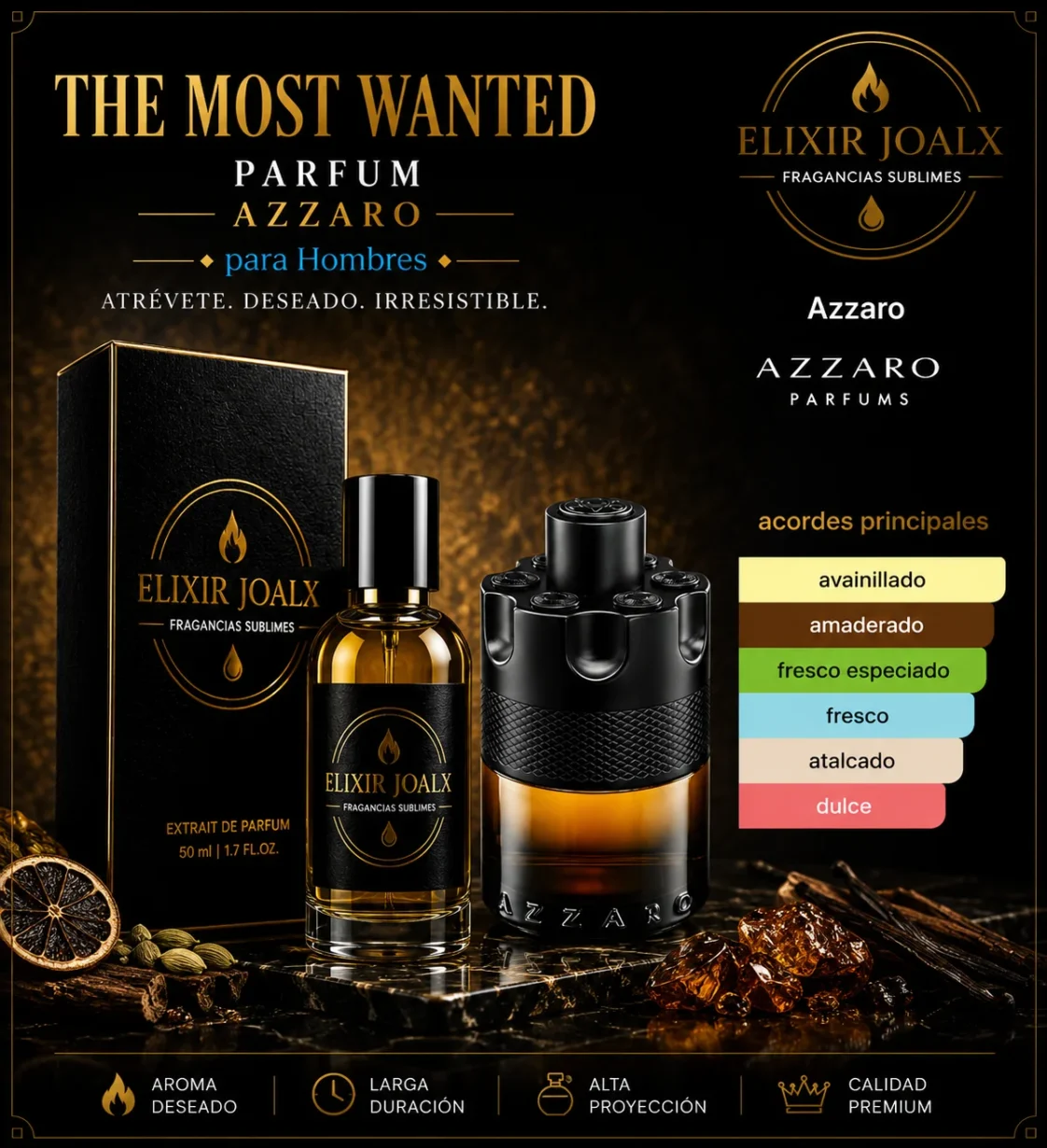 Elixir joalx the most – inspirado en The Most Wanted Parfum Azzaro