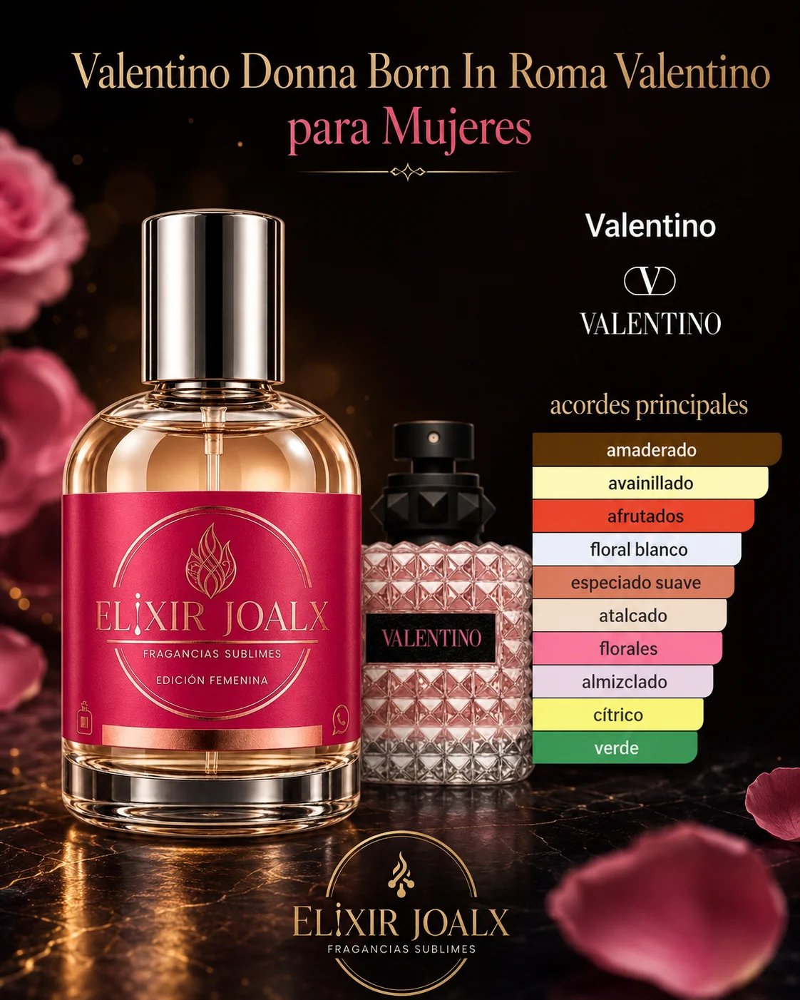 Elixir Joalx Donna – inspirado en Valentino Donna Born in Roma