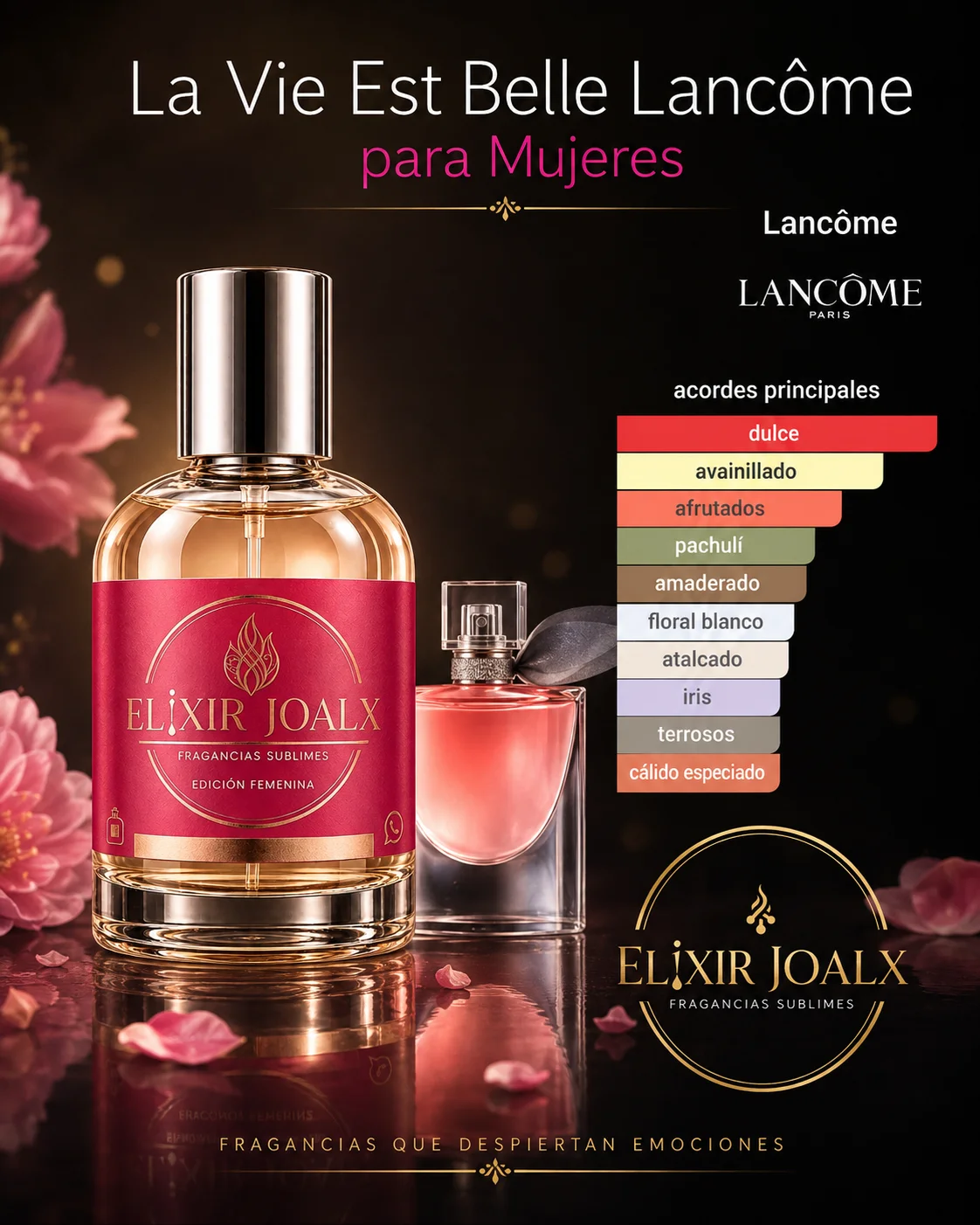 Elixir Joalx La Vida es Bella – inspirado en La Vie Est Belle Lancome
