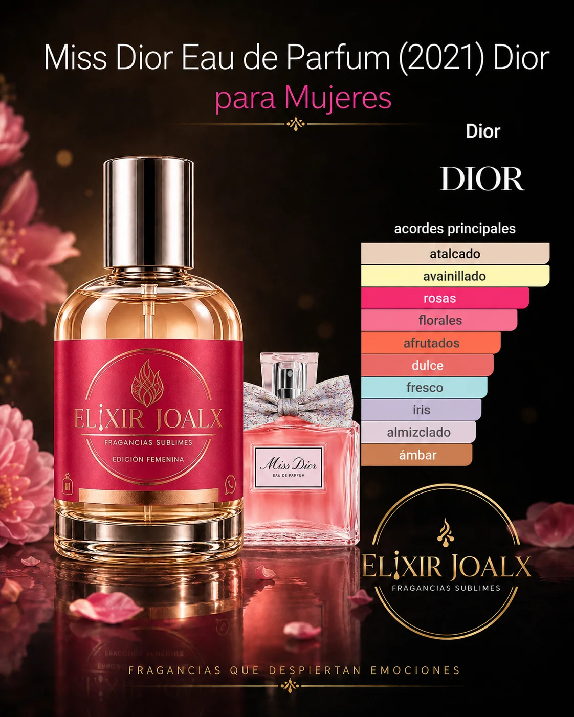 Elixir Joalx Miss – inspirado en Miss Dior Eau de Parfum