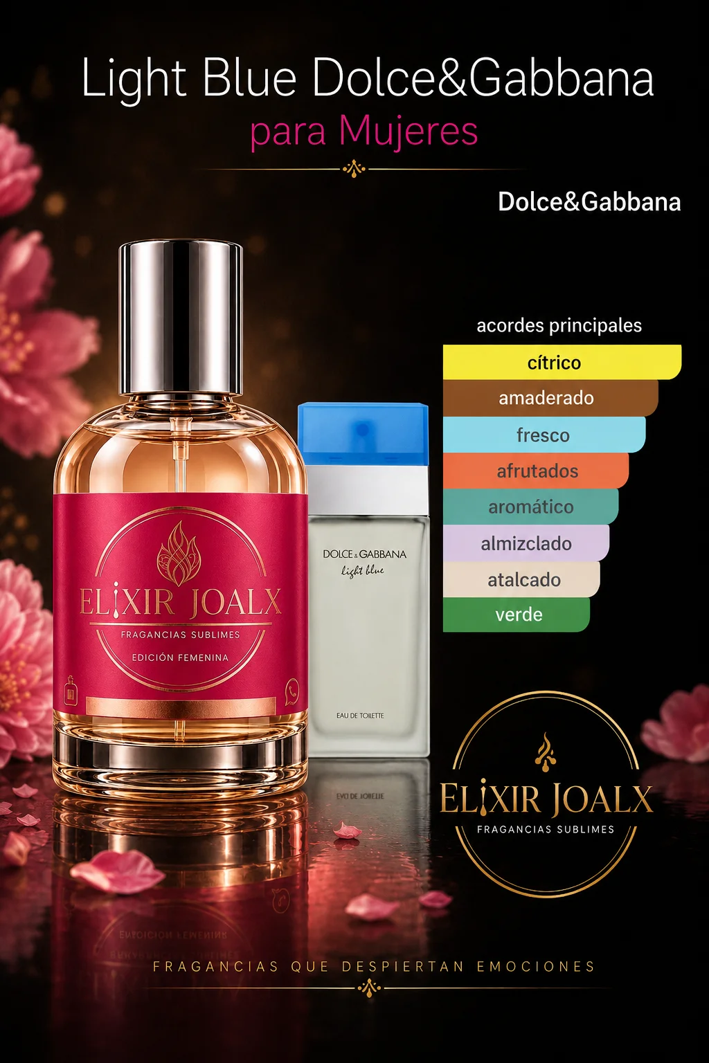 Elixir Joalx Laight – inspirado en Light Blue Dolce&Gabana