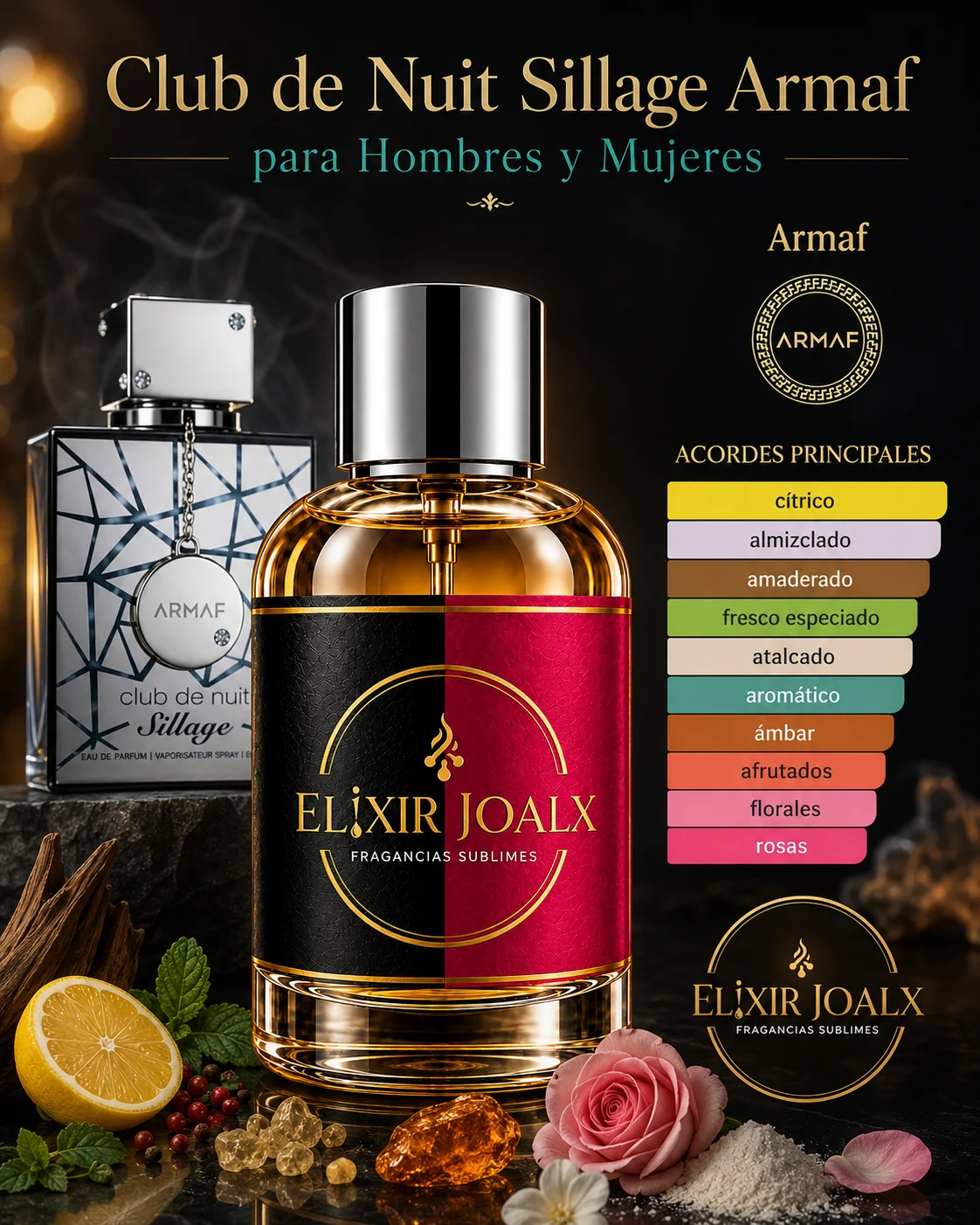 Elixir Joalx Sillage - inspirado en Club de Nuit Sillage