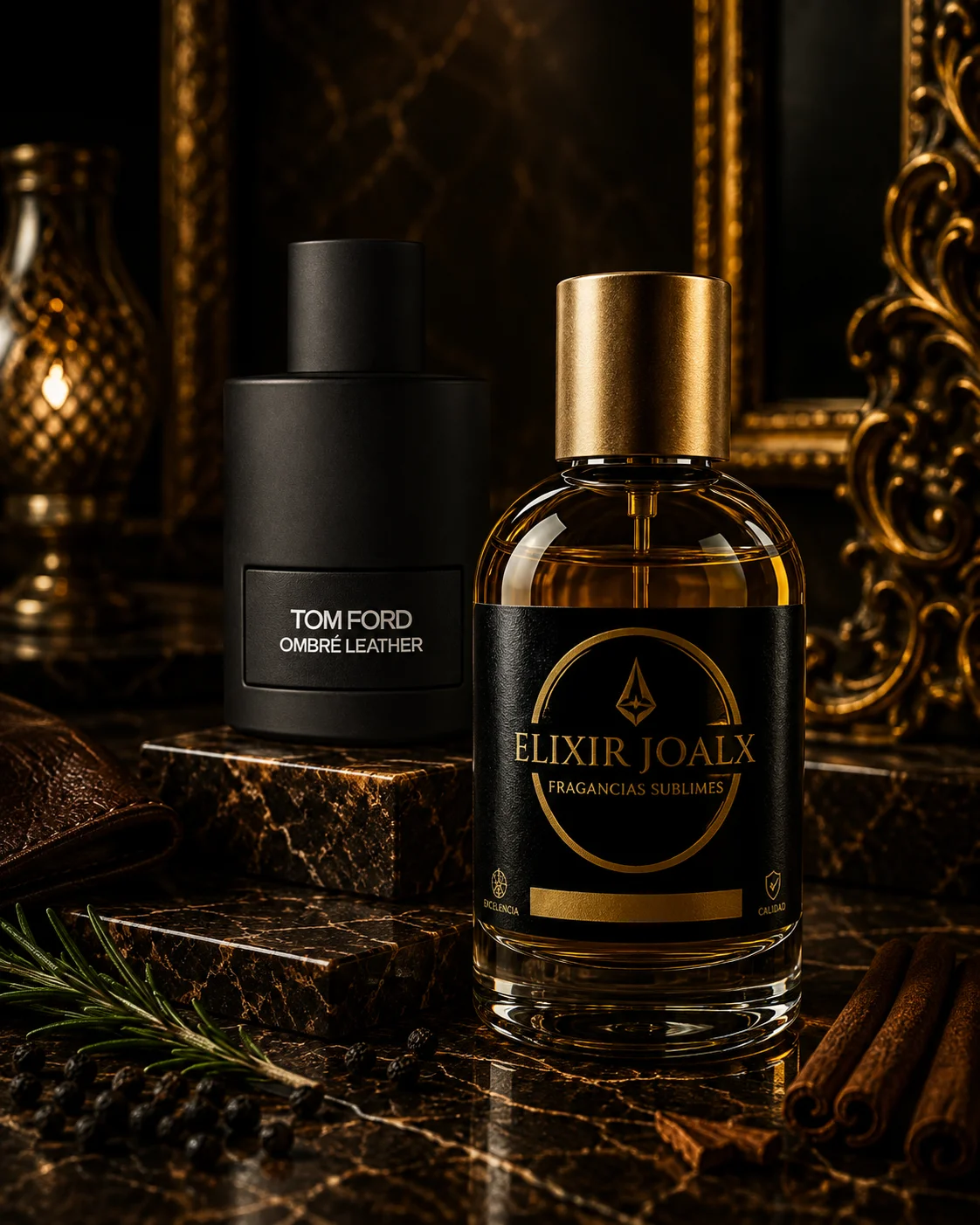Elixir Joalx ombrele – inspirado en Ombré Leather Tom Ford