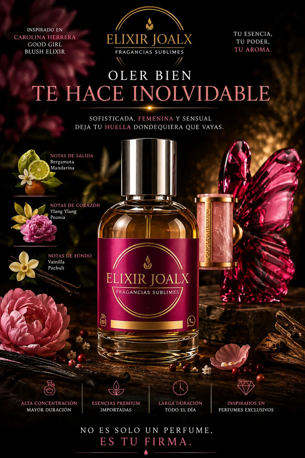 Elixir Joalx BOM - inspirado en La Bomba Carolina Herrera