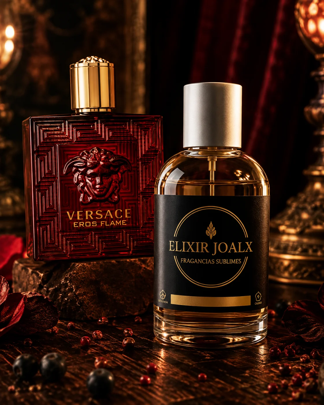 Elixir joalx erosflame – inspirado en eros flame de Versace