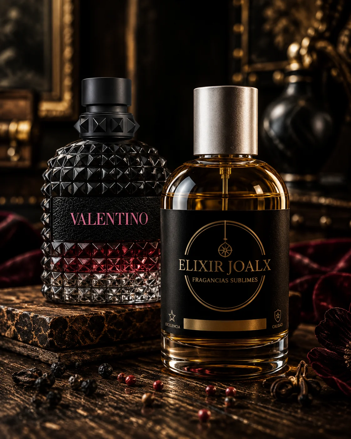 Elixir joalx valentinborn– inspirado en Valentino born in roma intense
