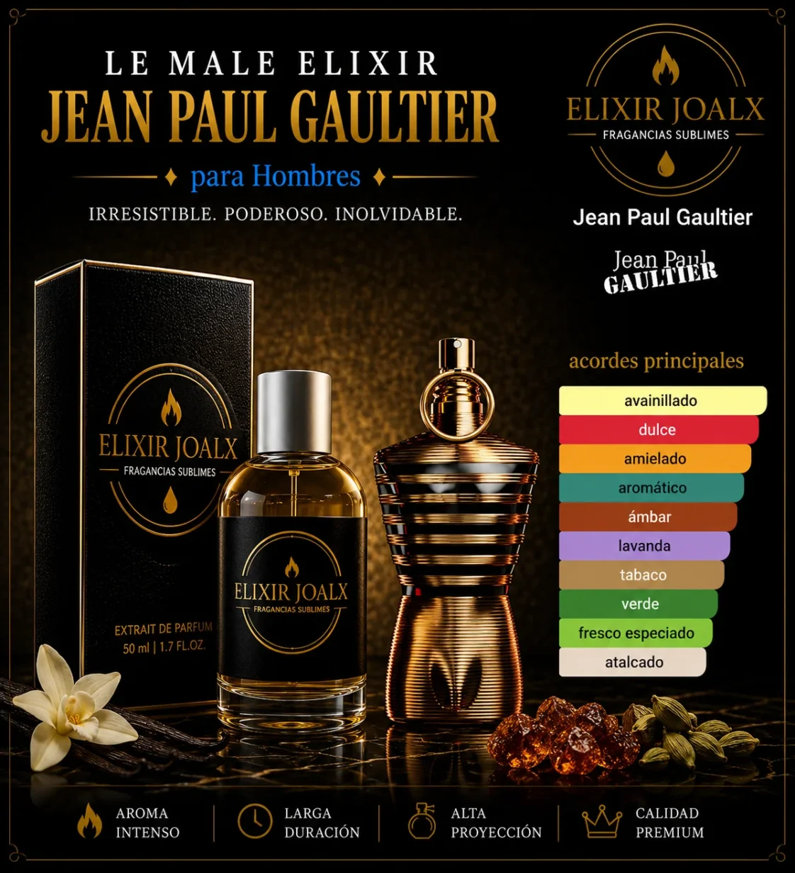 Elixir Joalx lemal elixir – inspirado en Le Male Elixir
