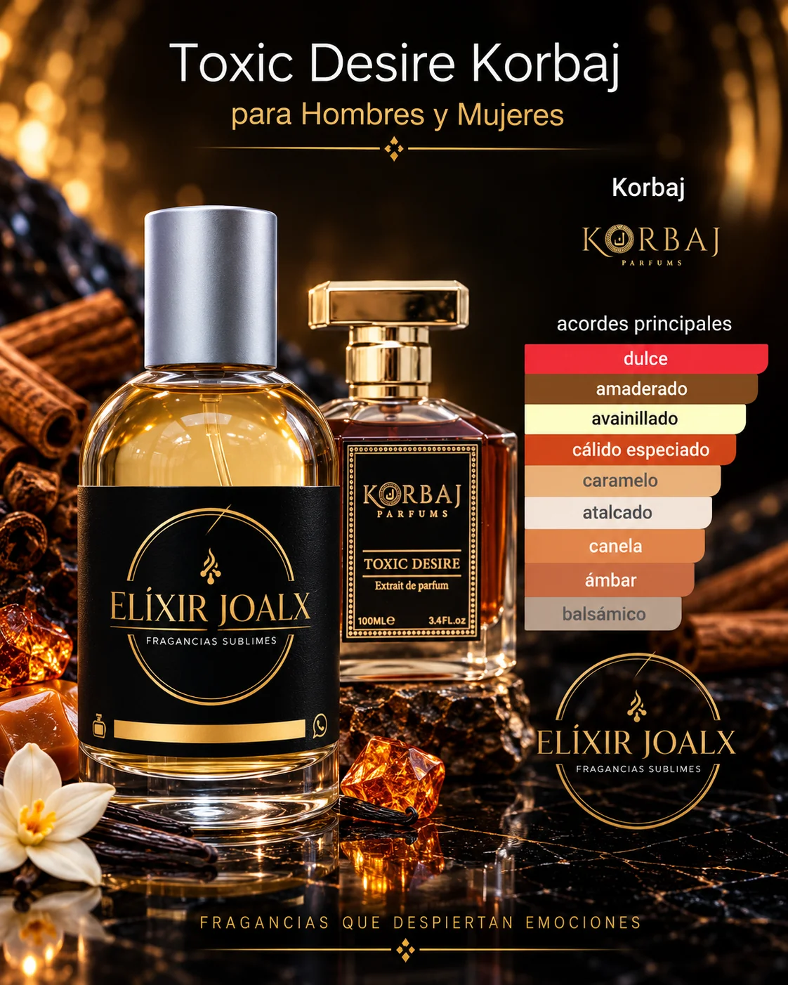 Elixir joalx toxic – inspirado en Toxic Desire – Korvaj
