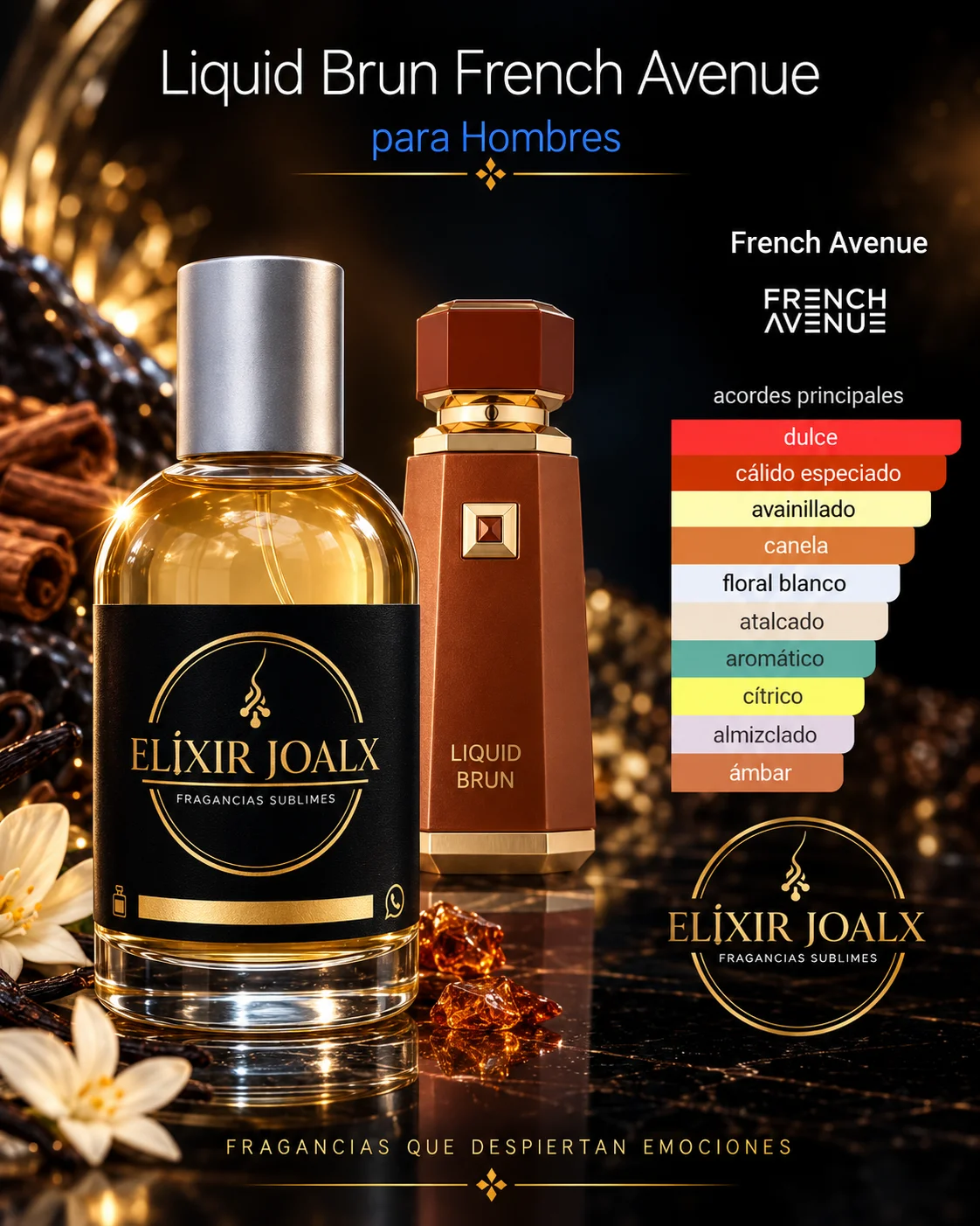 Elixir joalx liquid br – inspirado en Liquid Brun